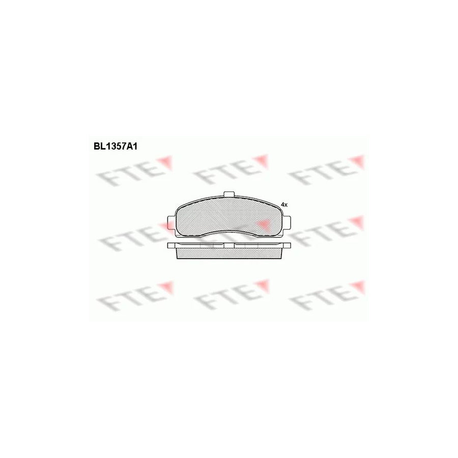 FTE 9010137 Brake Pad Set for Nissan Micra II Hatchback (K11)
