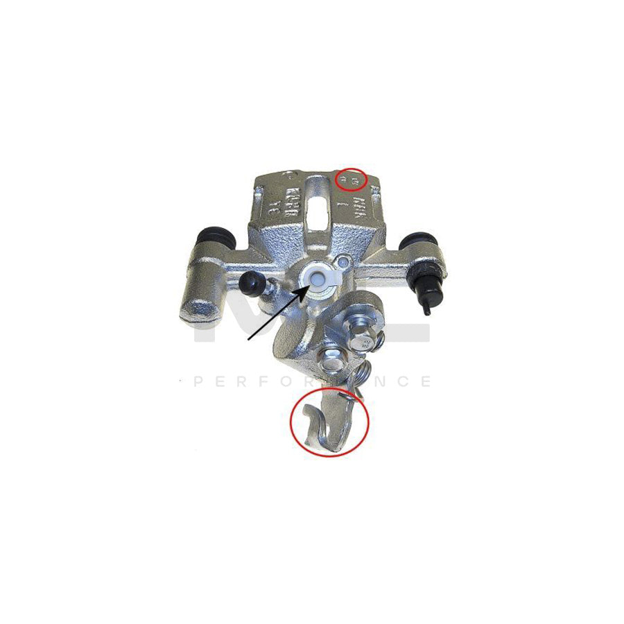 TEXTAR 38154600 Brake Caliper for MAZDA MX-5 I (NA) without holder
