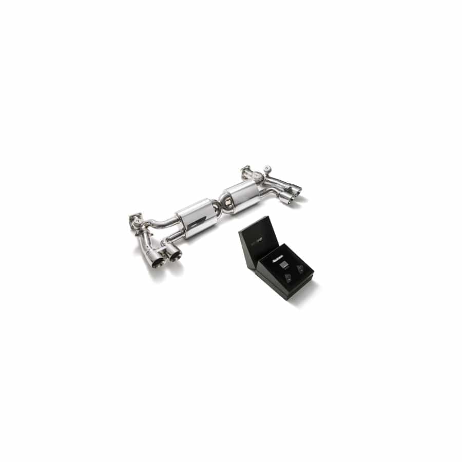Armytrix P91T2-QS35C Valvetronic Exhaust System Porsche 991.2 Turbo with  Quad Chrome 3.5"