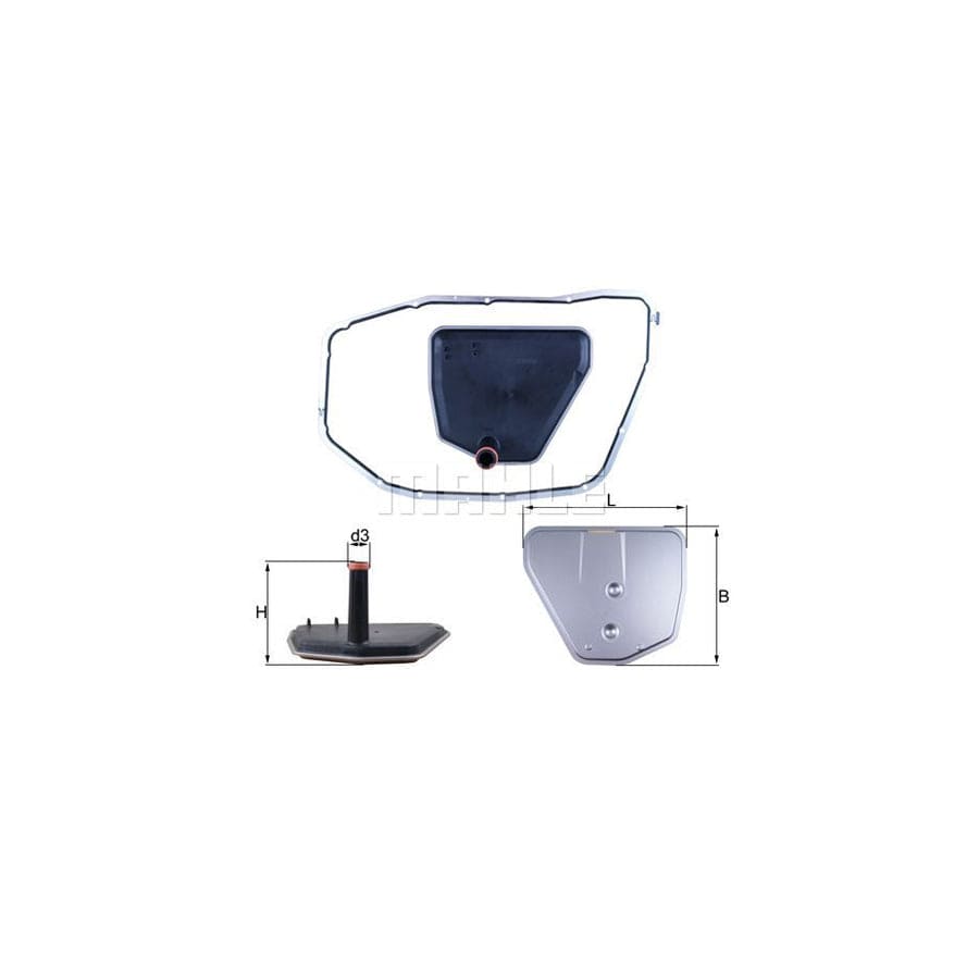 Mahle Original Hx 235D1 Hydraulic Filter, Automatic Transmission | ML Performance UK Car Parts