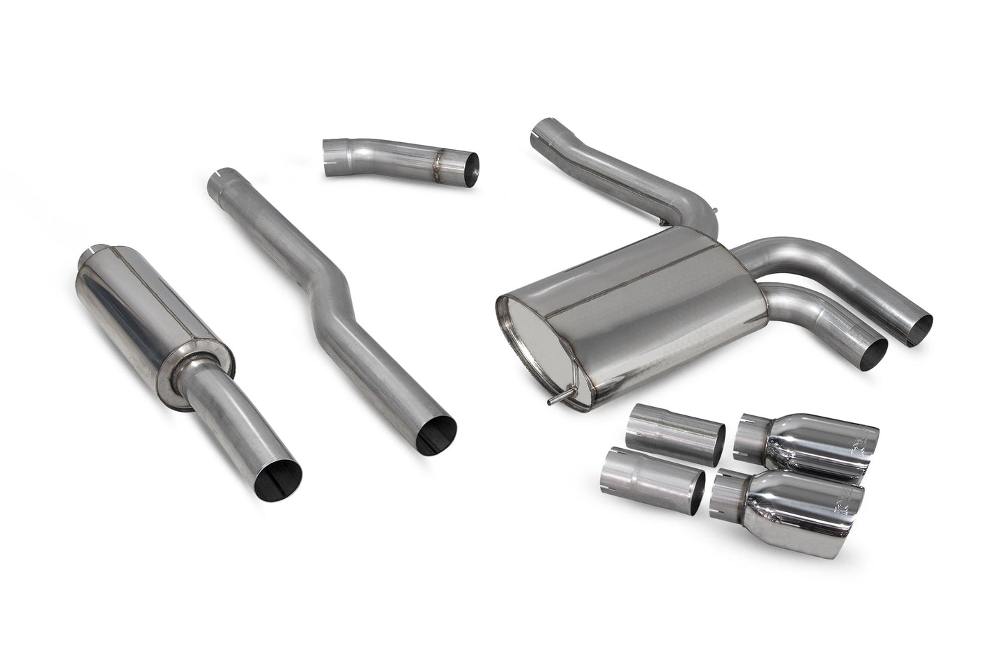 Scorpion SMN020 Mini Mini F55 Resonated Cat-Back System | ML Performance UK UK