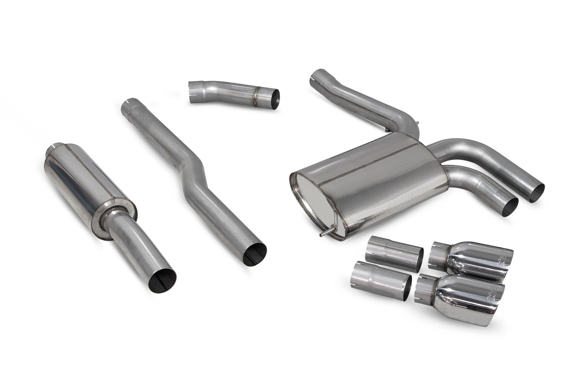 Scorpion SMN020 Mini Mini F55 Resonated Cat-Back System | ML Performance UK UK