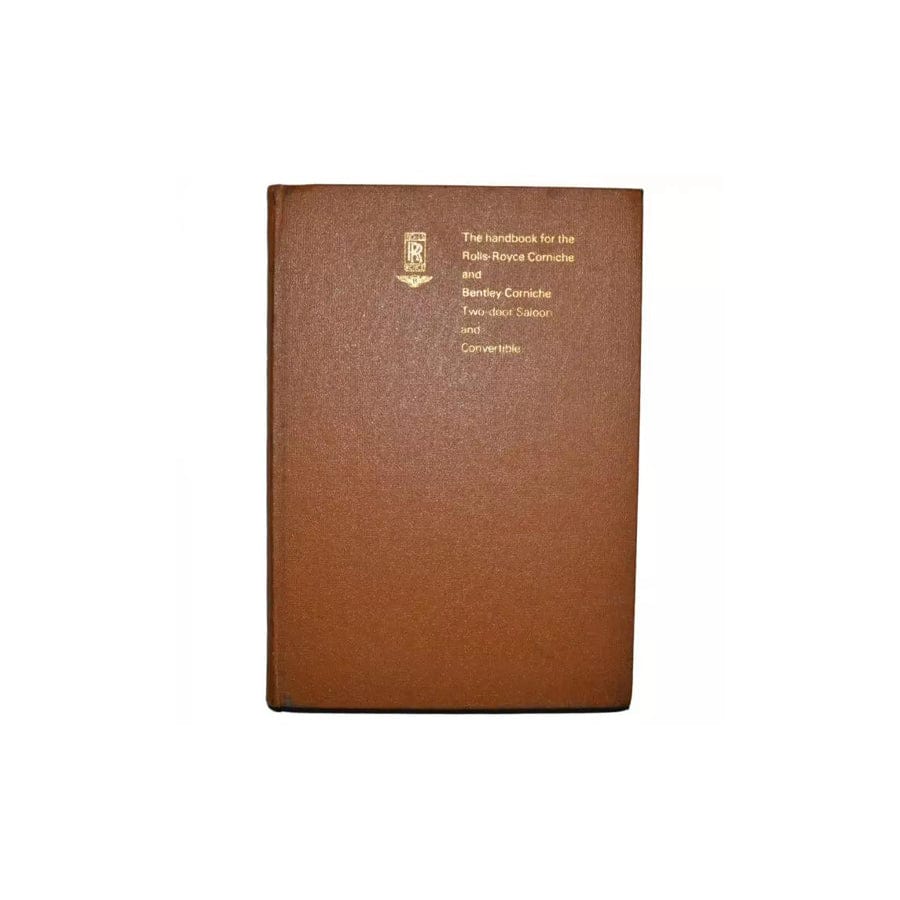 GENUINE Rolls-Royce & Bentley TSD2603 HANDBOOK CORNICHE (OE)