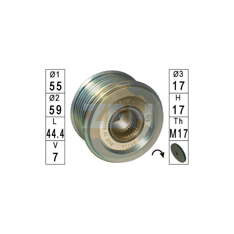 Era ZN5610 Alternator Freewheel Clutch