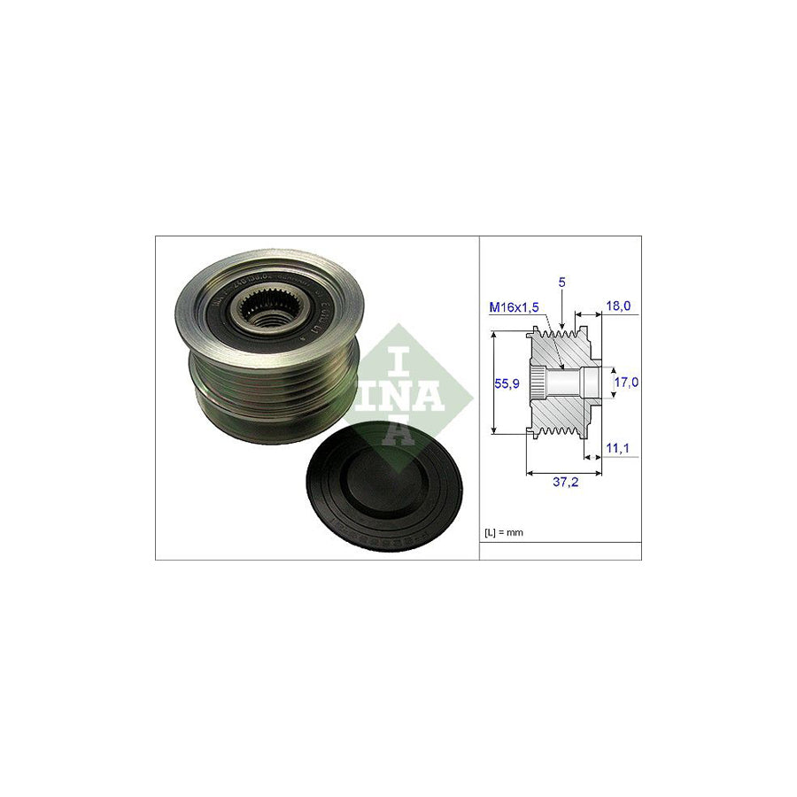 Ina 535 0096 10 Alternator Freewheel Clutch