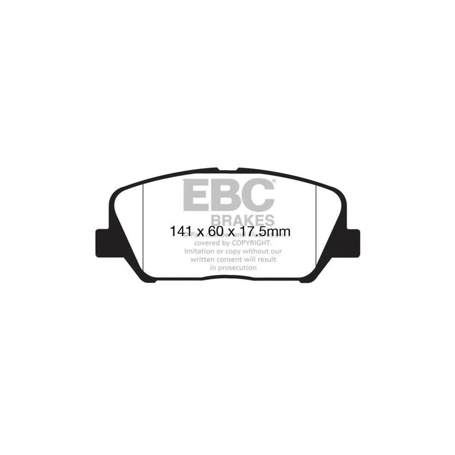 EBC PD11KF1309 Kia Optima (TF) Greenstuff Front Brake Pad & GD Disc Kit 2 | ML Performance UK Car Parts