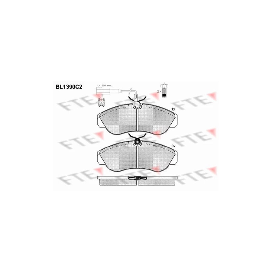 FTE 9010164 Brake Pad Set
