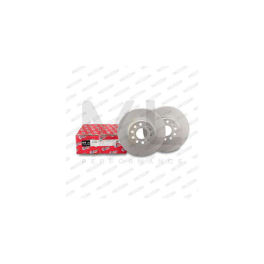 Ferodo DDF847-1 Brake Disc Solid  - Pair