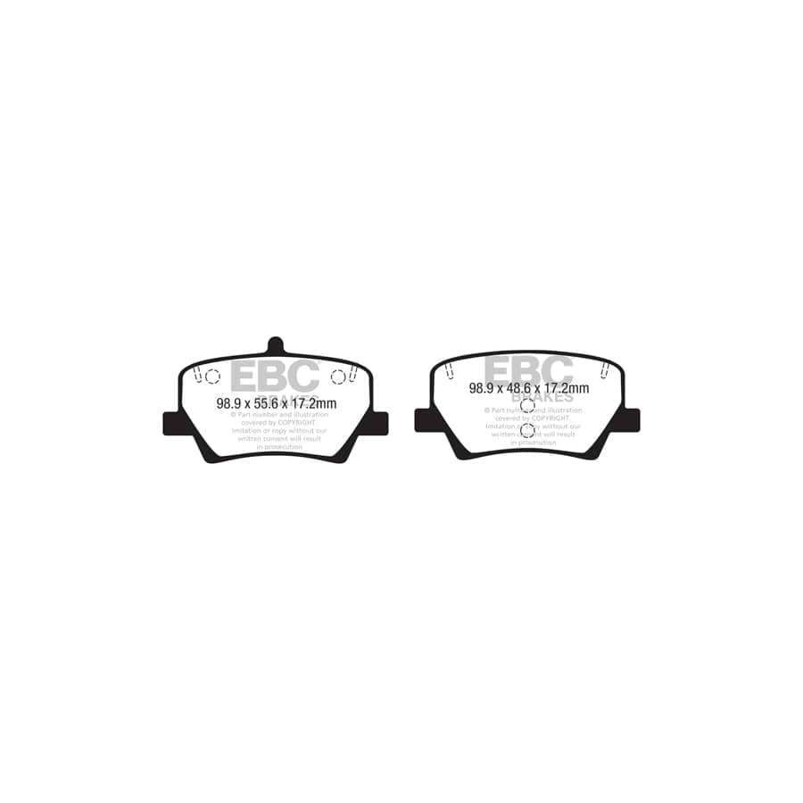 EBC PD40K2614 Volvo XC40 Ultimax Pad & Plain Disc Kit 3 | ML Performance UK Car Parts