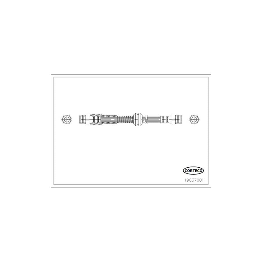 Corteco 19037001 Brake Hose