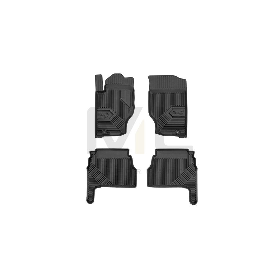 FROGUM Tailored, No.77 77426443 Floor mat set for KIA Sorento I (JC) Elastomer, Front and Rear, Quantity: 4, Black, (LHD)
