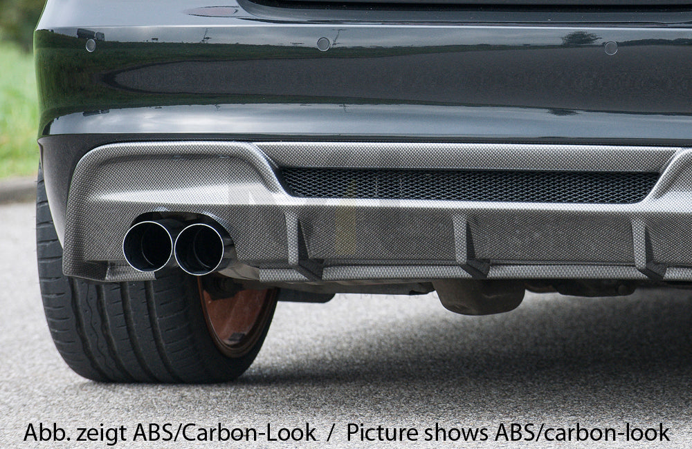 Rieger 00035039 BMW 1 Series E82 E88 Rear Diffuser 3 | ML Performance UK Car Parts