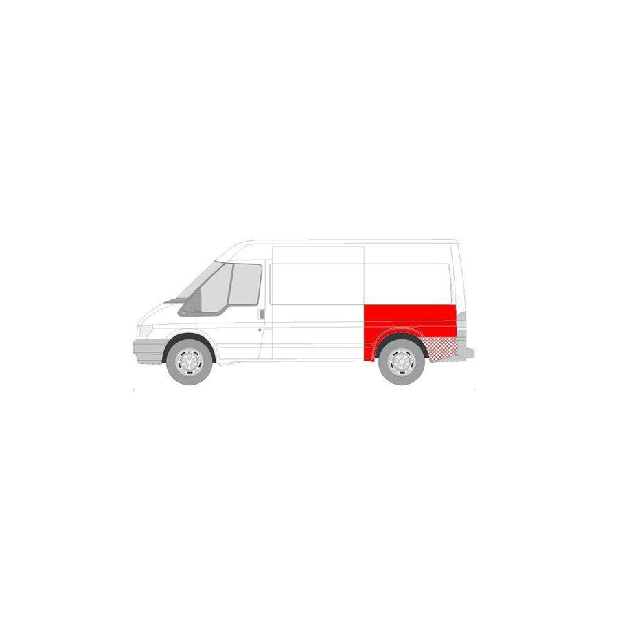 Blic 6504-03-2509537P Wing Fender for Ford Transit