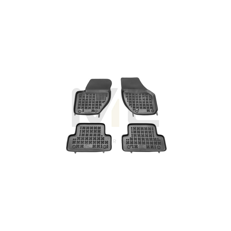 REZAW PLAST Tailored 200412 Floor mat set for VOLVO V40 Hatchback (525, 526) Elastomer, Front and Rear, Quantity: 4, Black