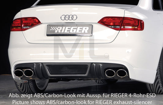 Rieger 00055530 Audi B8 B81 S4 Rear Diffuser 1 | ML Performance UK Car Parts