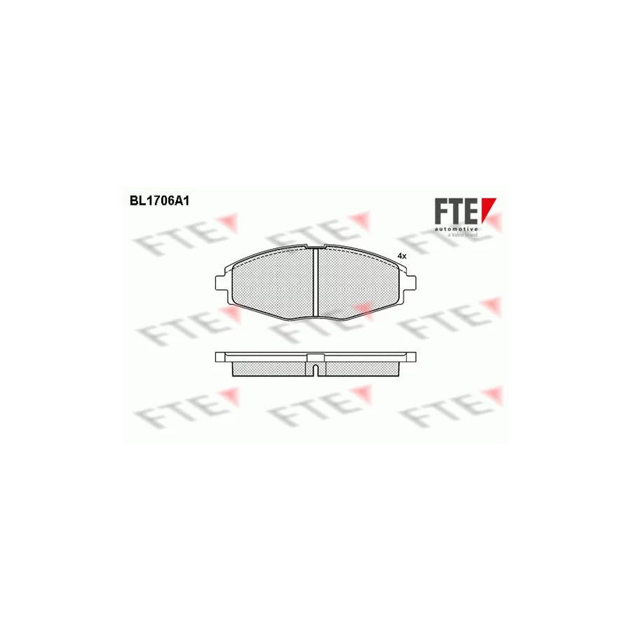FTE Bl1706A1 Brake Pad Set