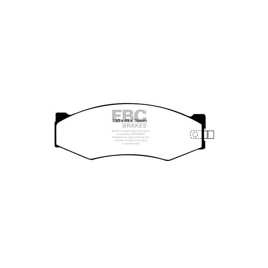 EBC PDKF1463 Nissan Pick Up Ultimax Front Brake Pad & Plain Disc Kit 2 | ML Performance UK Car Parts