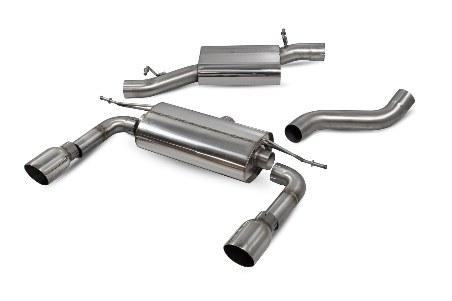 Scorpion SAU086 Audi TT MK3 Resonated Cat-Back System With No Valves | ML Performance UK UK