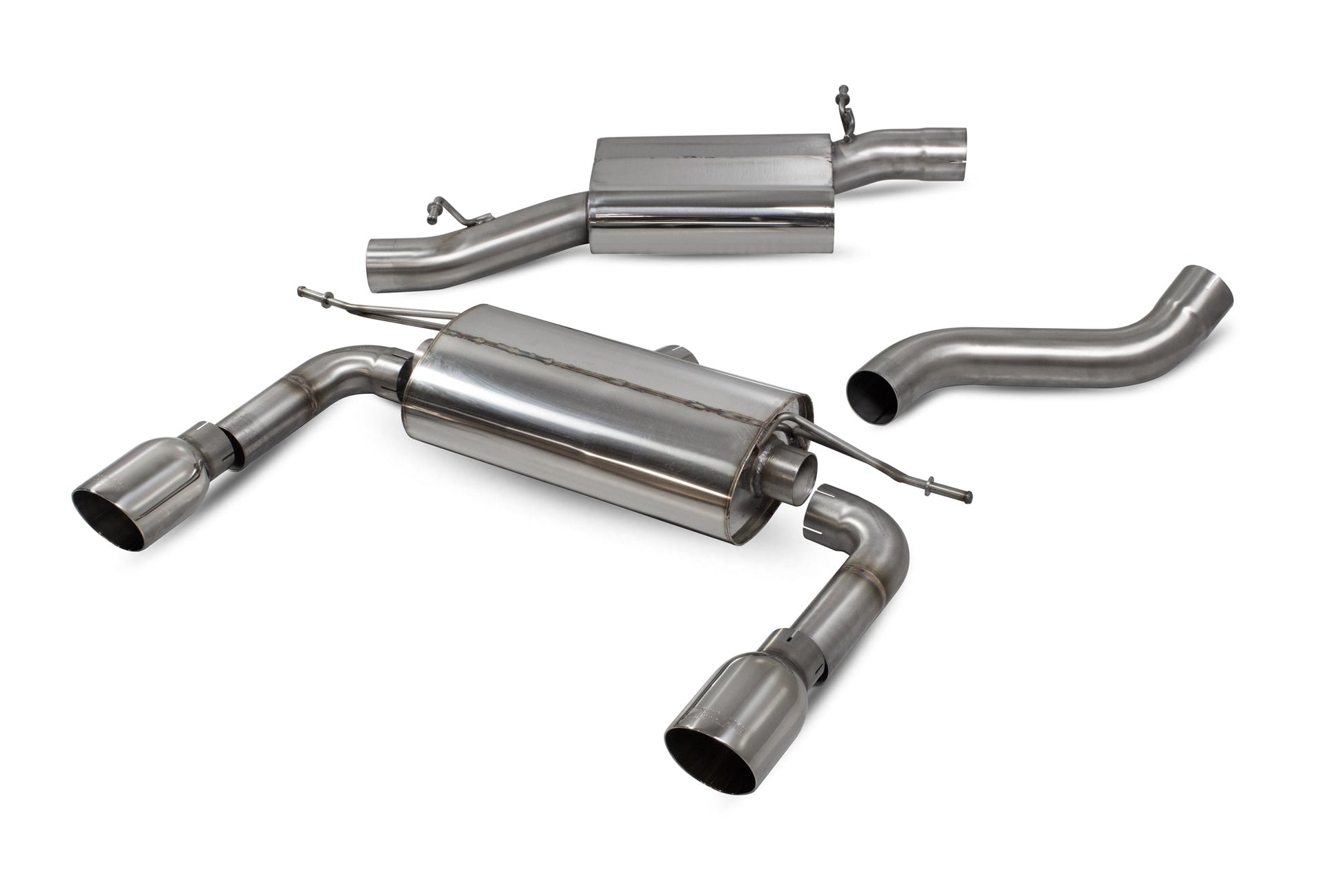 Scorpion SAU086 Audi TT MK3 Resonated Cat-Back System With No Valves | ML Performance UK UK