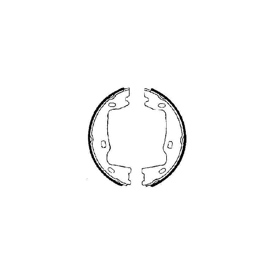 FTE 9100010 Handbrake Shoes