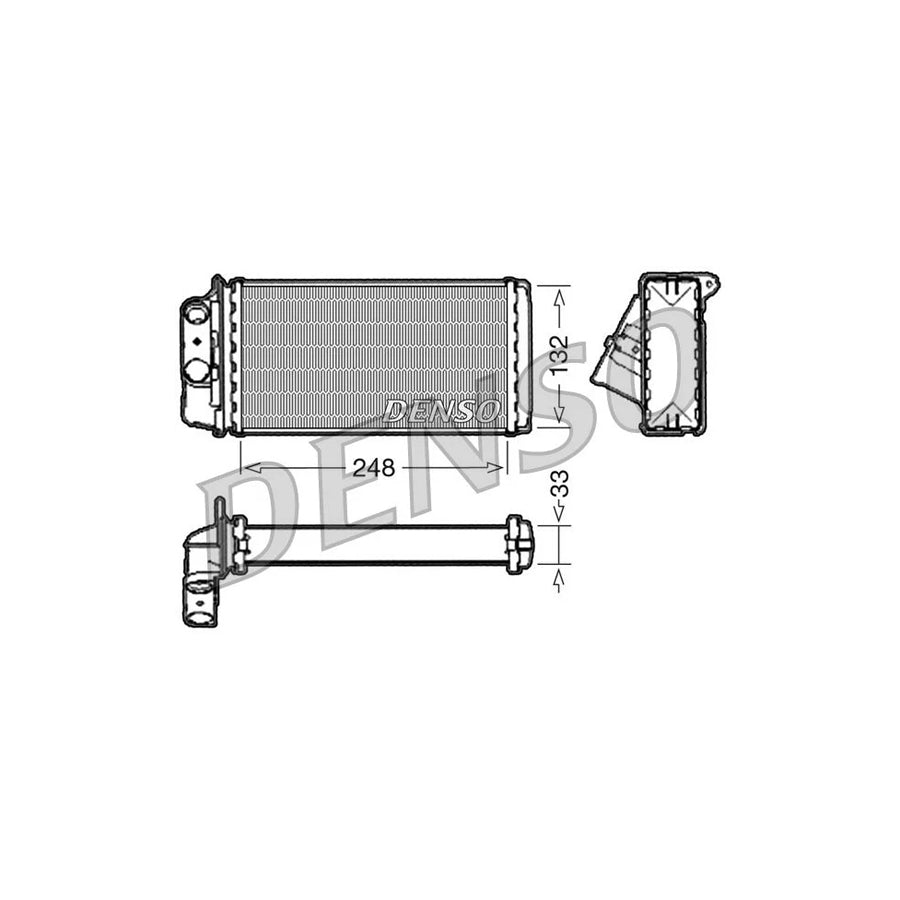 DENSO DRR09050 Heater Matrix for Fiat Palio