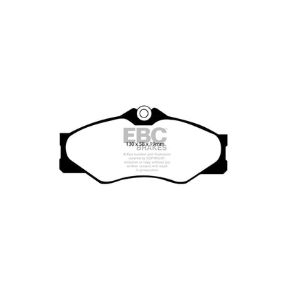 EBC PD03KF1593 VW Transporter/Camper Yellowstuff Front Brake Pad & Plain Disc Kit 2 | ML Performance UK Car Parts