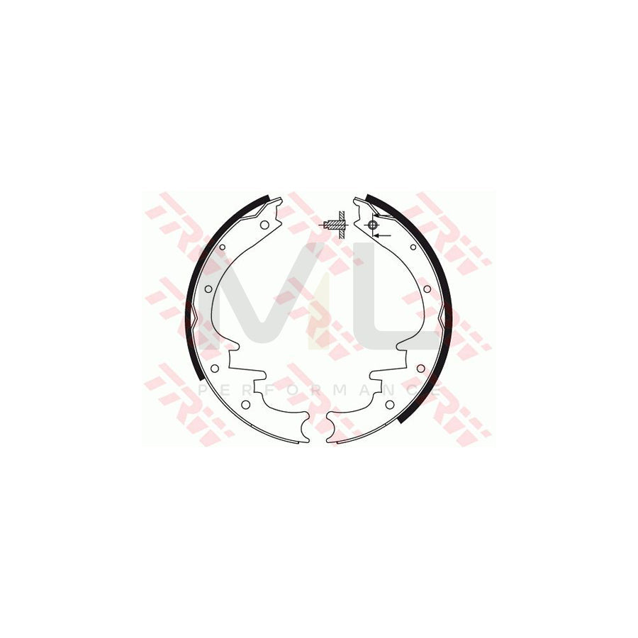 TRW GS8495 Brake Shoe Set