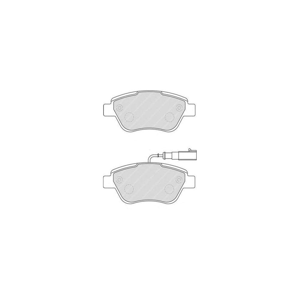Ferodo Sl FSL1946 Brake Pad Set Incl. Wear Warning Contact