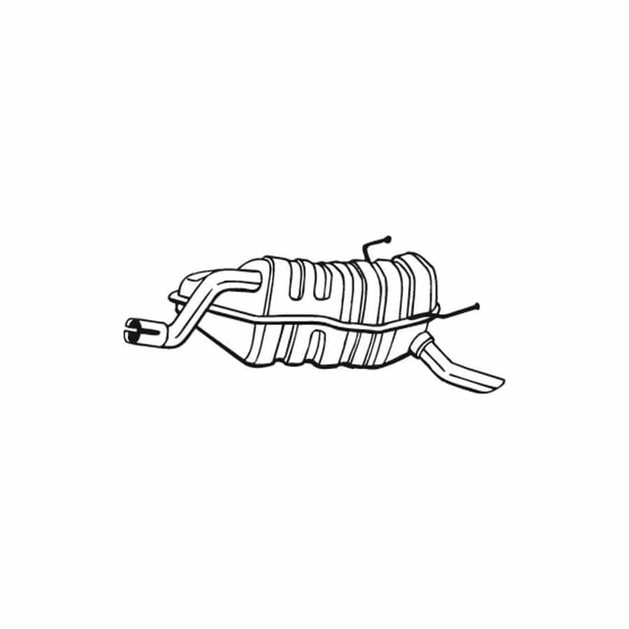 Bosal 148-049 Rear Silencer for Fiat Punto II Hatchback (188)