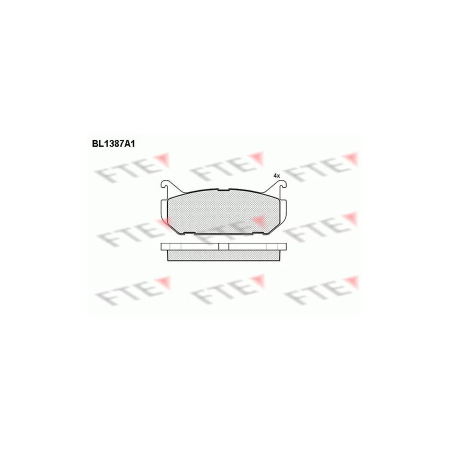 FTE 9010159 Brake Pad Set
