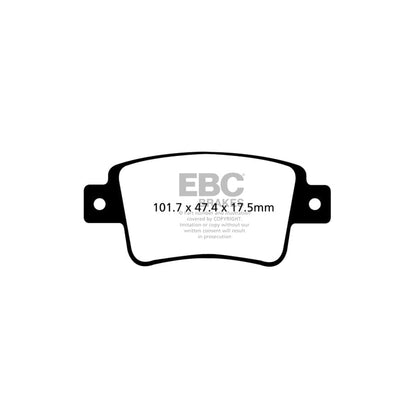 EBC PD40K700 Fiat Punto Ultimax Pad & Plain Disc Kit 3 | ML Performance UK Car Parts