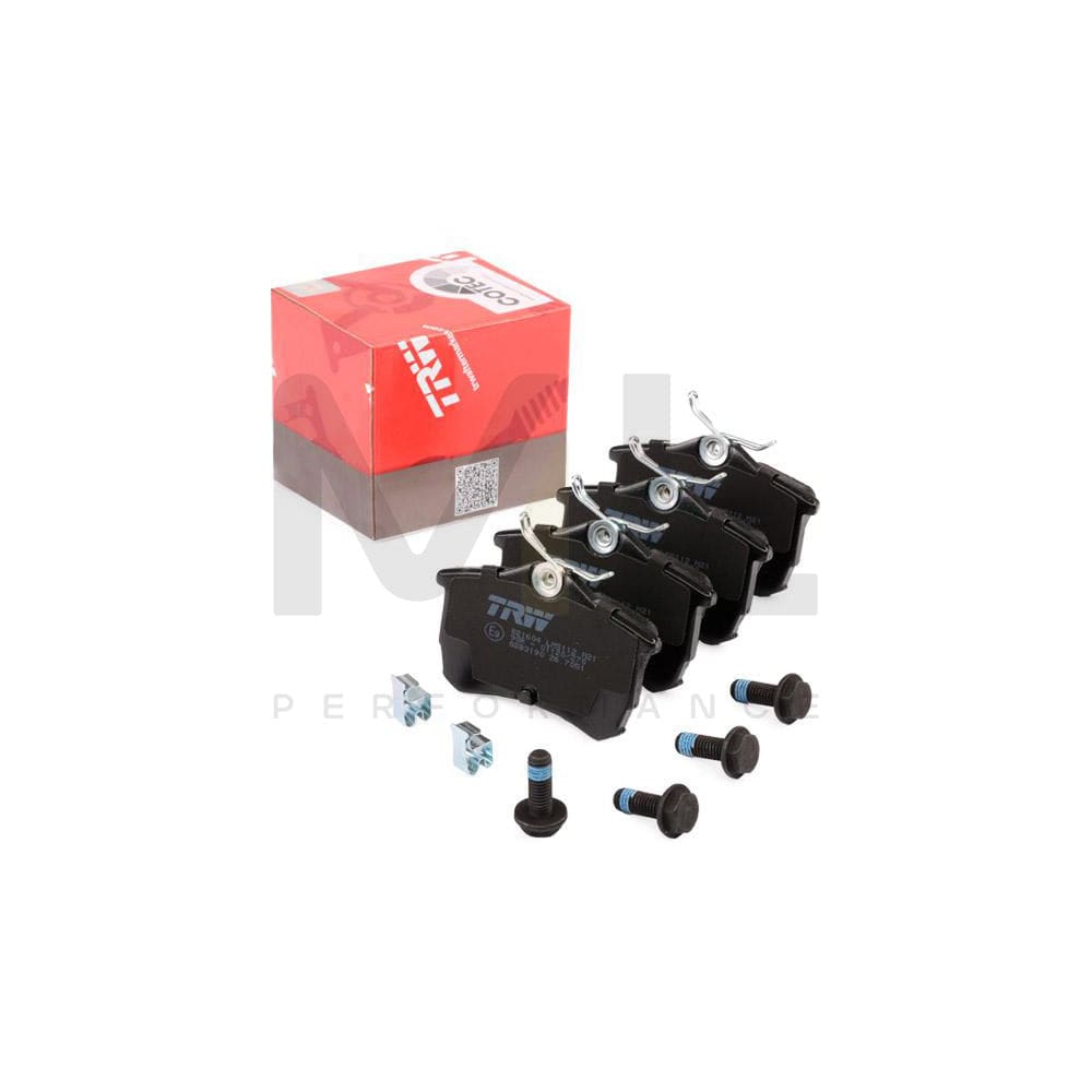 TRW Cotec Gdb3190 Brake Pad Set For Honda Accord With Acoustic Wear Warning, With Brake Caliper Screws, With Accessories