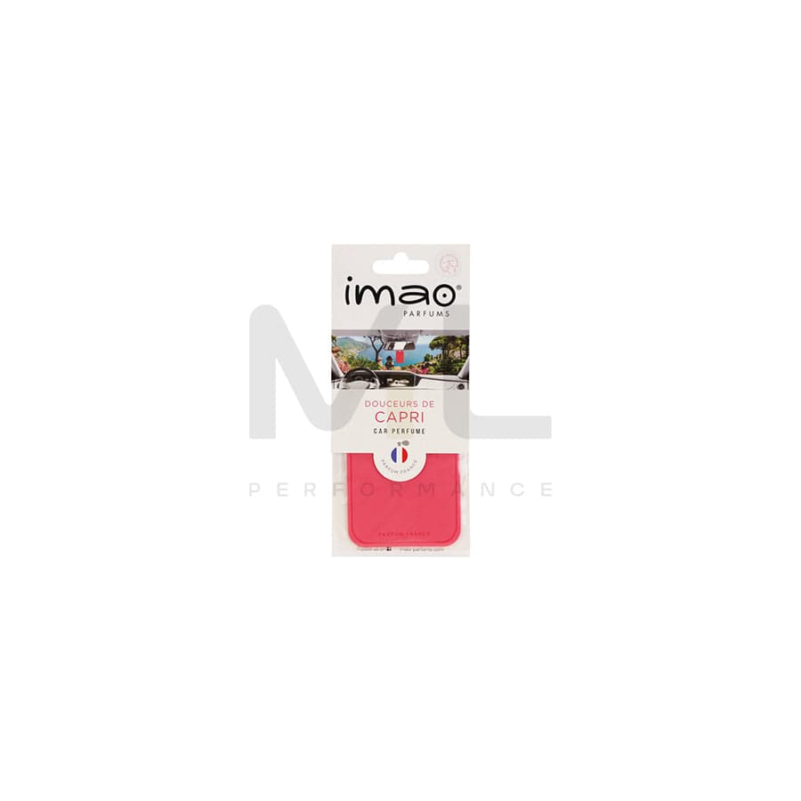Imao 31 days, Douceurs De Capri 1710890 Car air freshener Blister Pack, Red