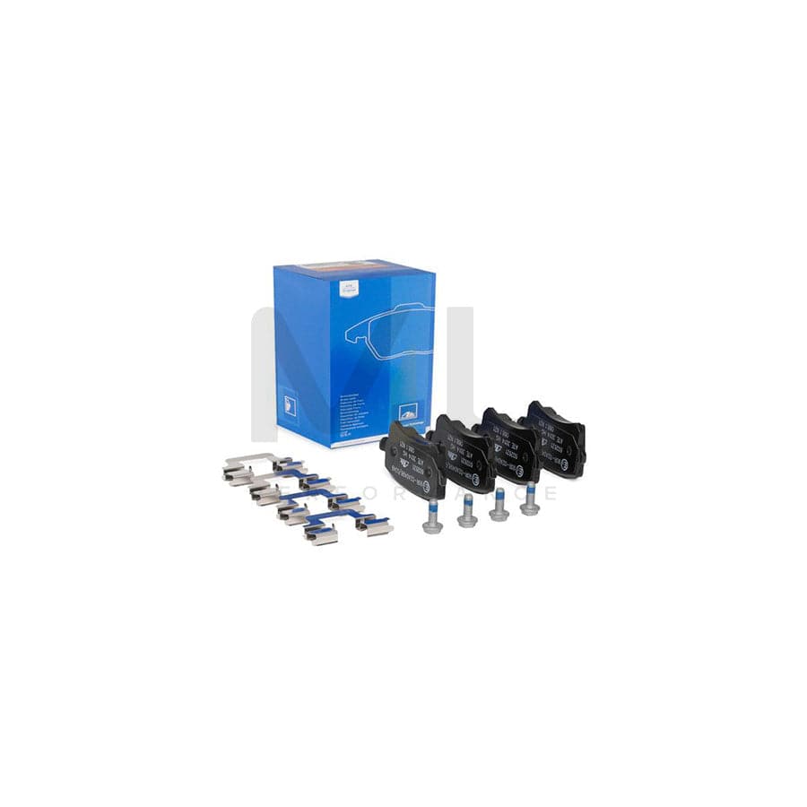 ATE 13.0460-2621.2 Brake pad set excl. wear warning contact, not prepared for wear indicator, with brake caliper screws, with accessories