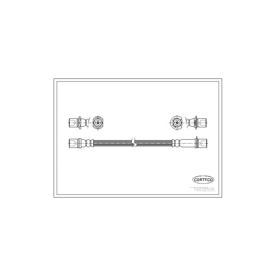 Corteco 19032505 Brake Hose
