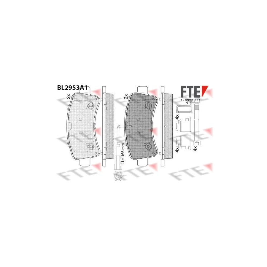 FTE 9011196 Brake Pad Set