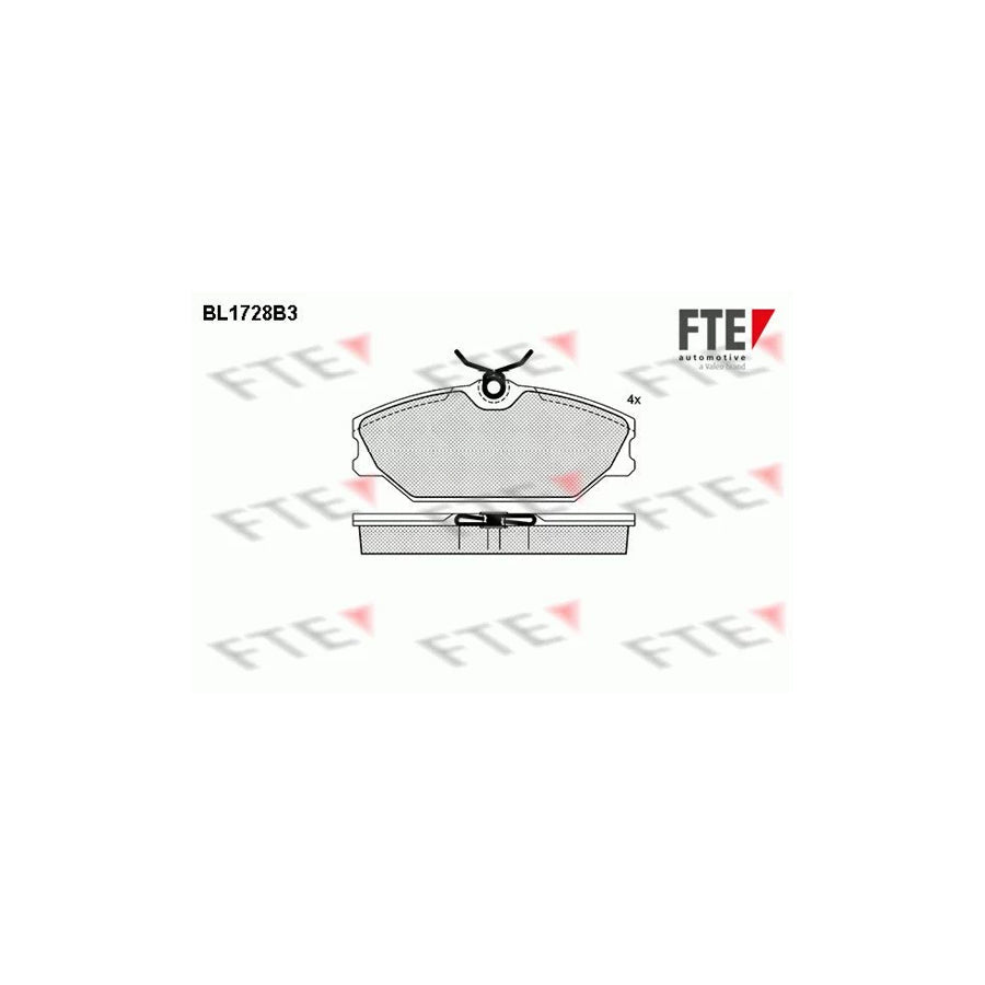 FTE Bl1728B3 Brake Pad Set