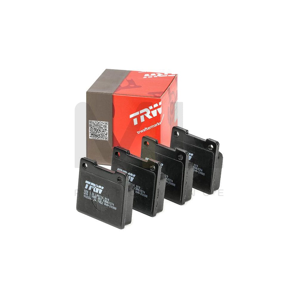 TRW Gdb533 Brake Pad Set Not Prepared For Wear Indicator