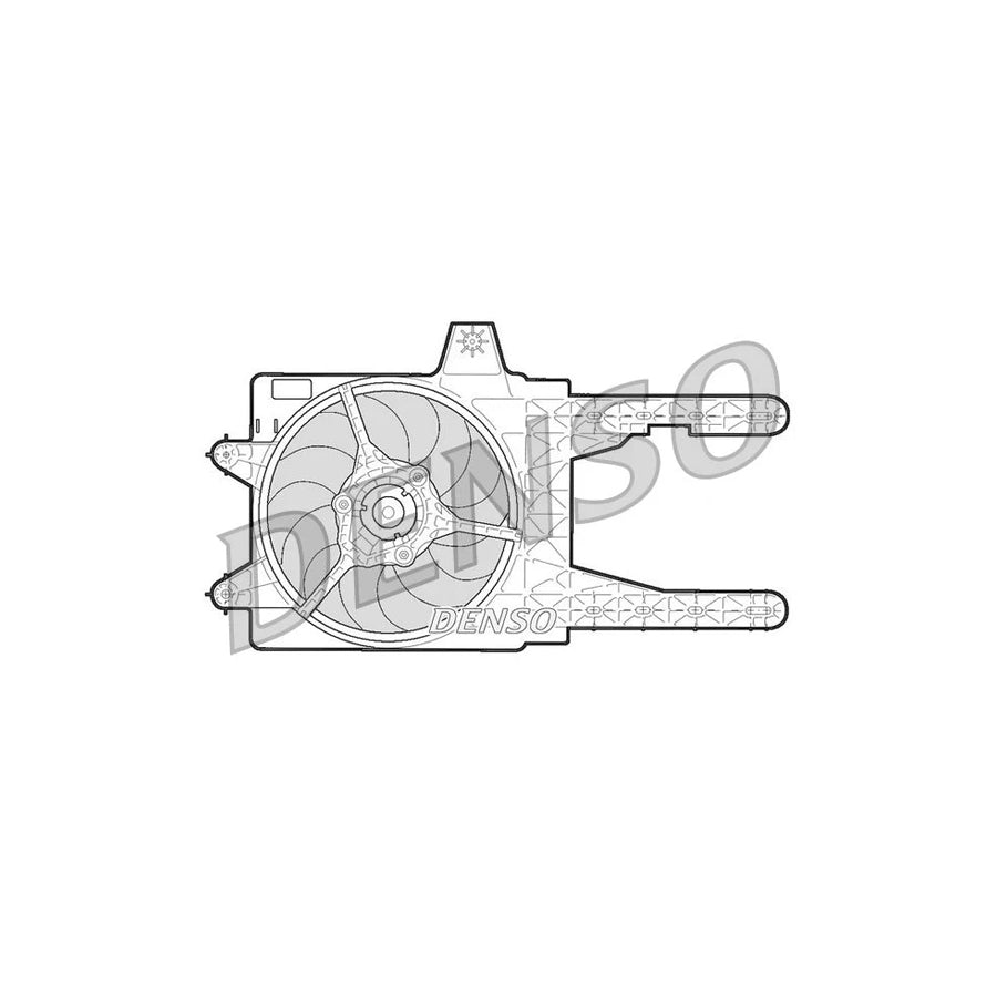 DENSO DER09245 Fan, Radiator for Fiat Punto I Hatchback (176)