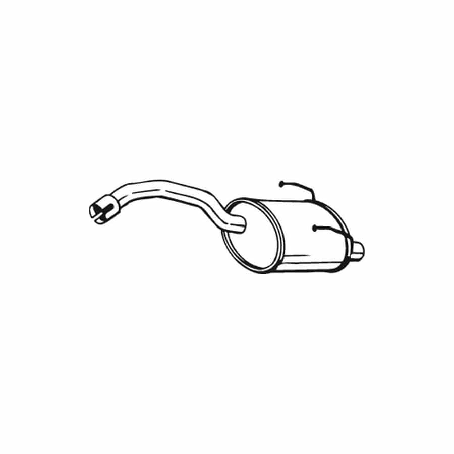 Bosal 148-187 Rear Silencer for Fiat 500
