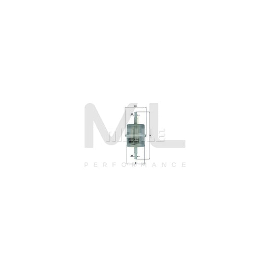 MAHLE ORIGINAL KL 63 Fuel filter In-Line Filter