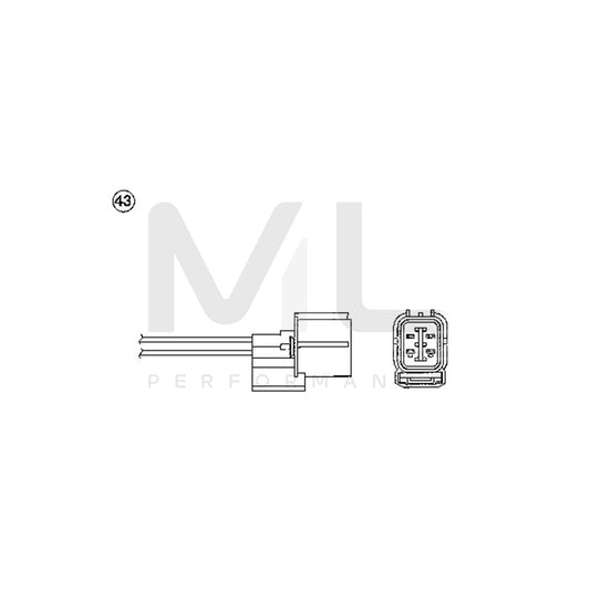 NTK Lambda Sensor / O2 Sensor (NGK 0499) - OZA569-H1 | ML Car Parts UK | ML Performance