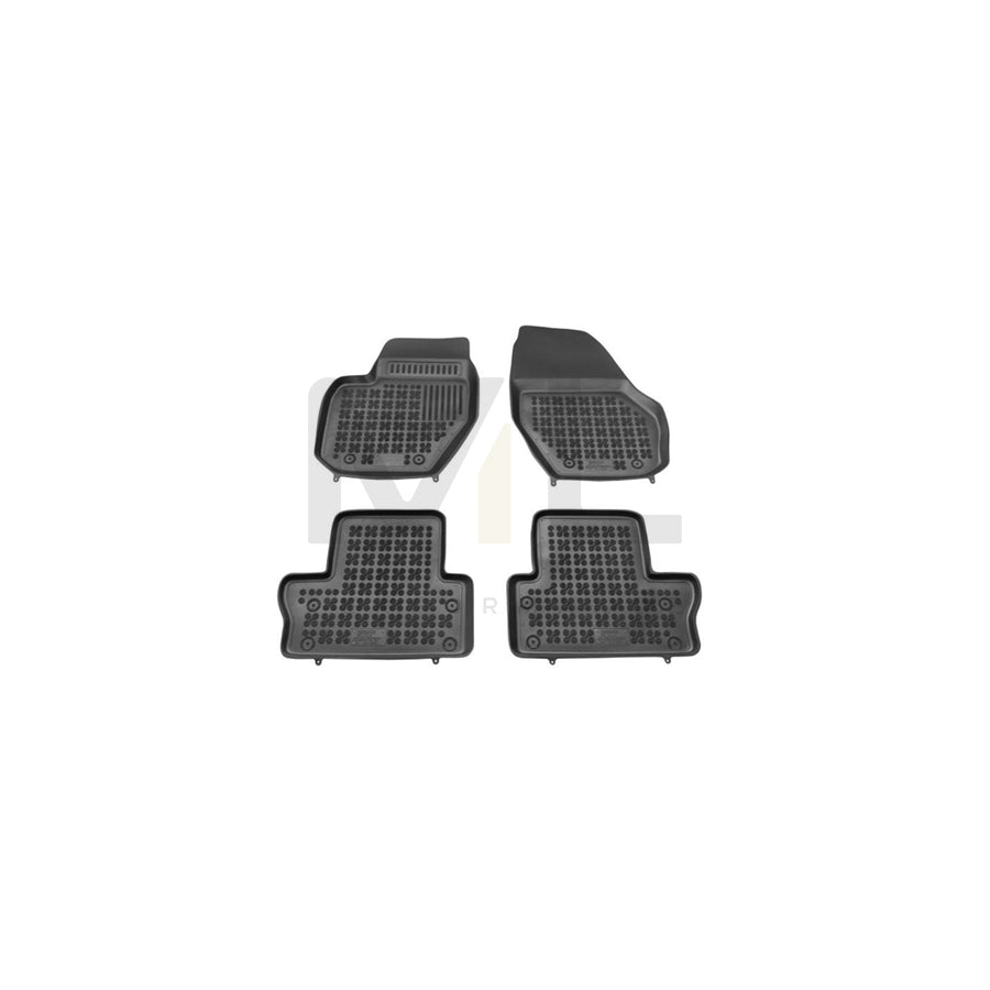 REZAW PLAST Tailored 200404 Floor mat set for VOLVO XC60 I (156) Elastomer, Front and Rear, Quantity: 4, Black