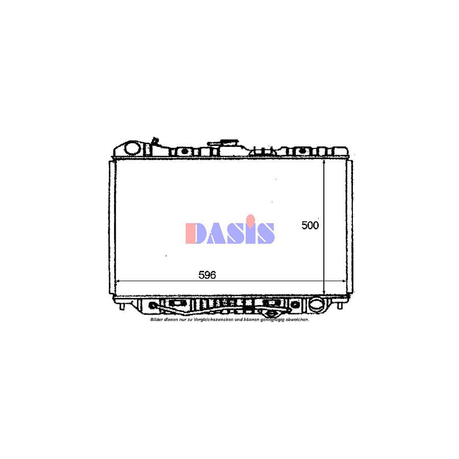 AKS Dasis 230000N Engine Radiator for Isuzu Trooper
