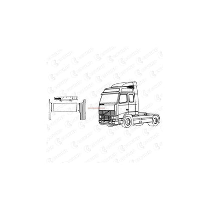 Covind 0Fh/161 Air Deflector, Driver Cab