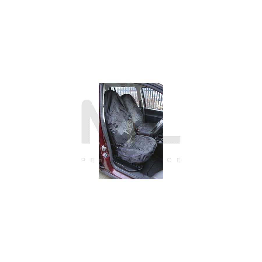SEALEY CSC5 Workshop seat cover Front, Black, 2, with moisture protection