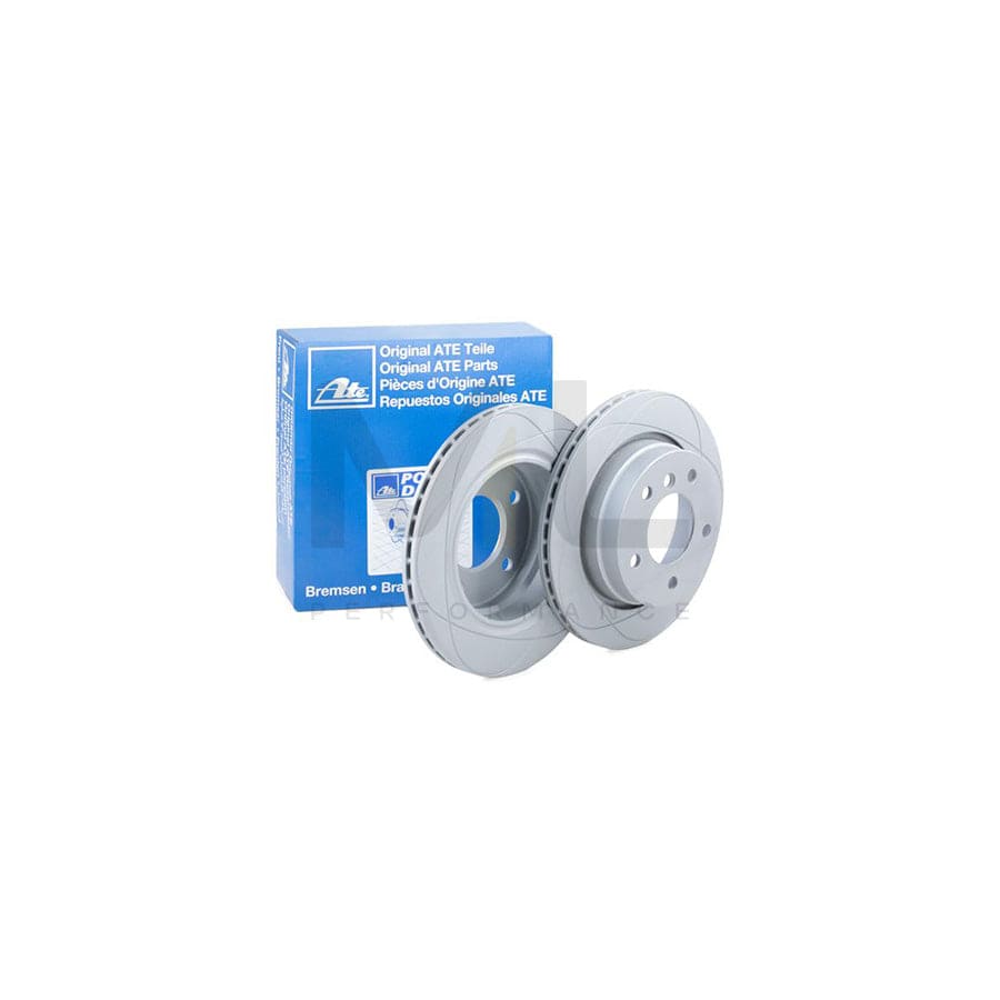 ATE PowerDisc 24.0319-0107.1 Brake Disc for BMW 3 Series Vented, Coated, High-carbon, with bolts/screws  - 1 piece