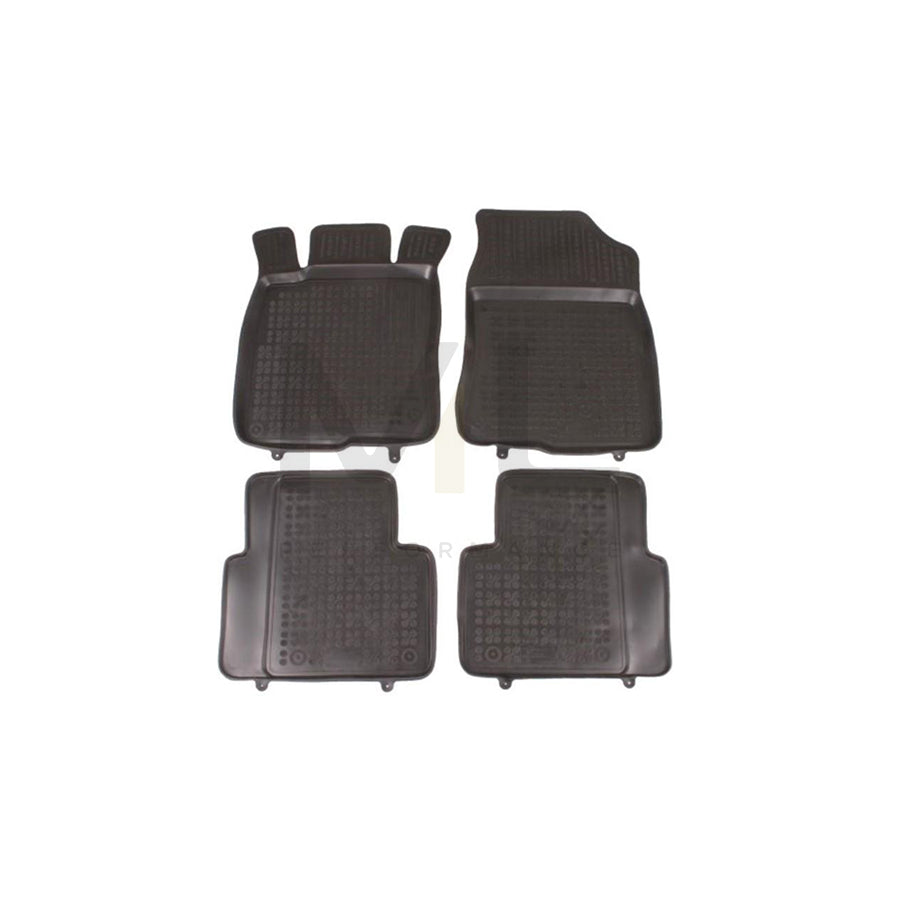 REZAW PLAST 200920 Floor mat set for HONDA CIVIC Elastomer, Front and Rear, Black