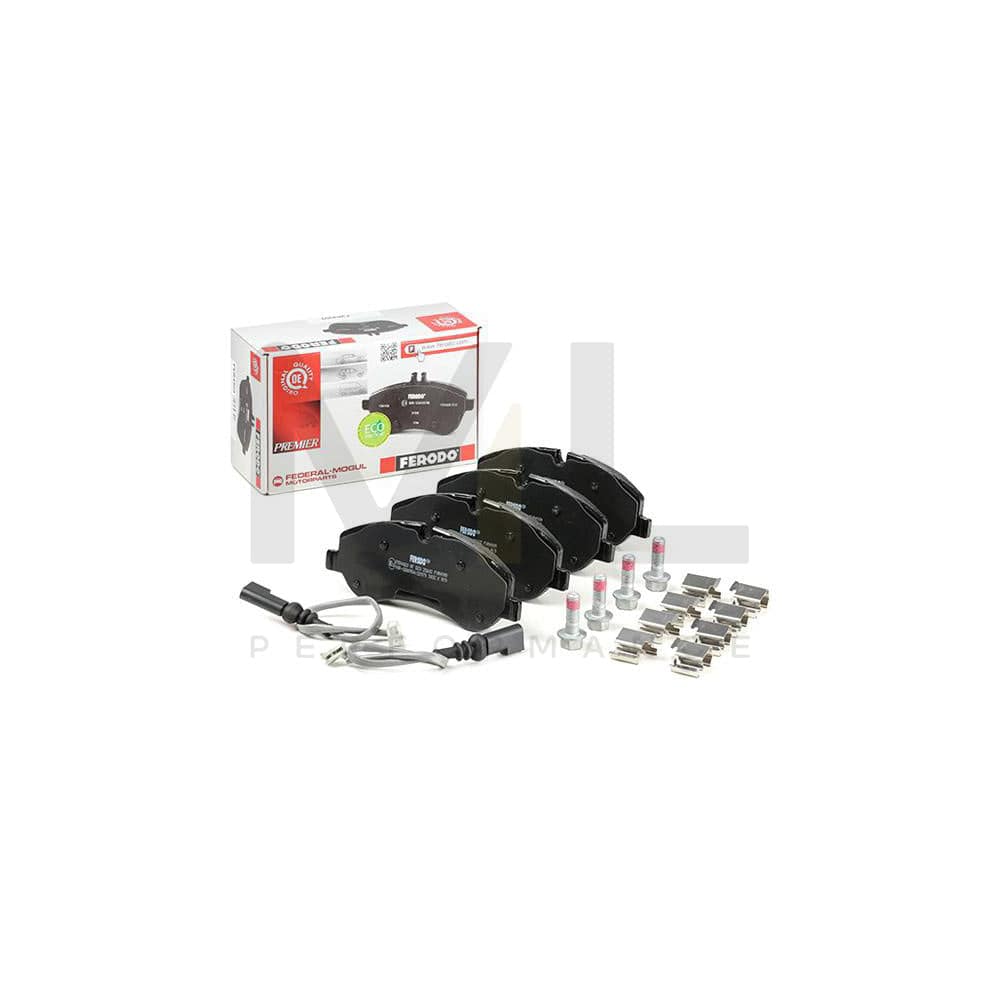 Ferodo Premier Eco Friction FVR4909 Brake Pad Set Incl. Wear Warning Contact, With Accessories