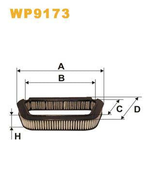 WIX Filters WP9173 Pollen Filter For Audi A8 D3 (4E2, 4E8)